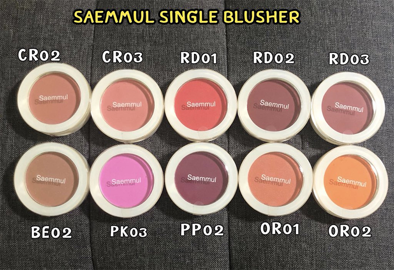 The Saem , Saem Samuel Single Blusher,The Saem Samuel Single Blusher,CR02,The Saem Samuel Single Blusher#CR02,The Saemบลัชออน,The Saemรีวิว