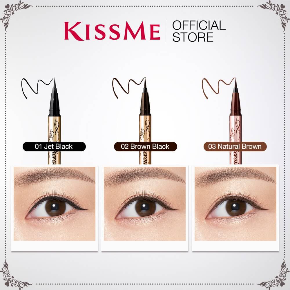 Kiss Me Heroine Make Prime Liquid Eyeliner Rich Keep #01 Jet Black 6g