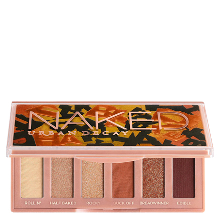 Naked Half-Baked Mini Eyeshadow Palette - 6 x 0.8 g  อายแชโดว์พาเลทที่ขายดีที่สุด 3 สูตรใหม่ หลากมิติติดทนนาน สัมผัสเม็ดสีเข้มข้นด้วยสีบรอนซ์ 6 เฉดสี