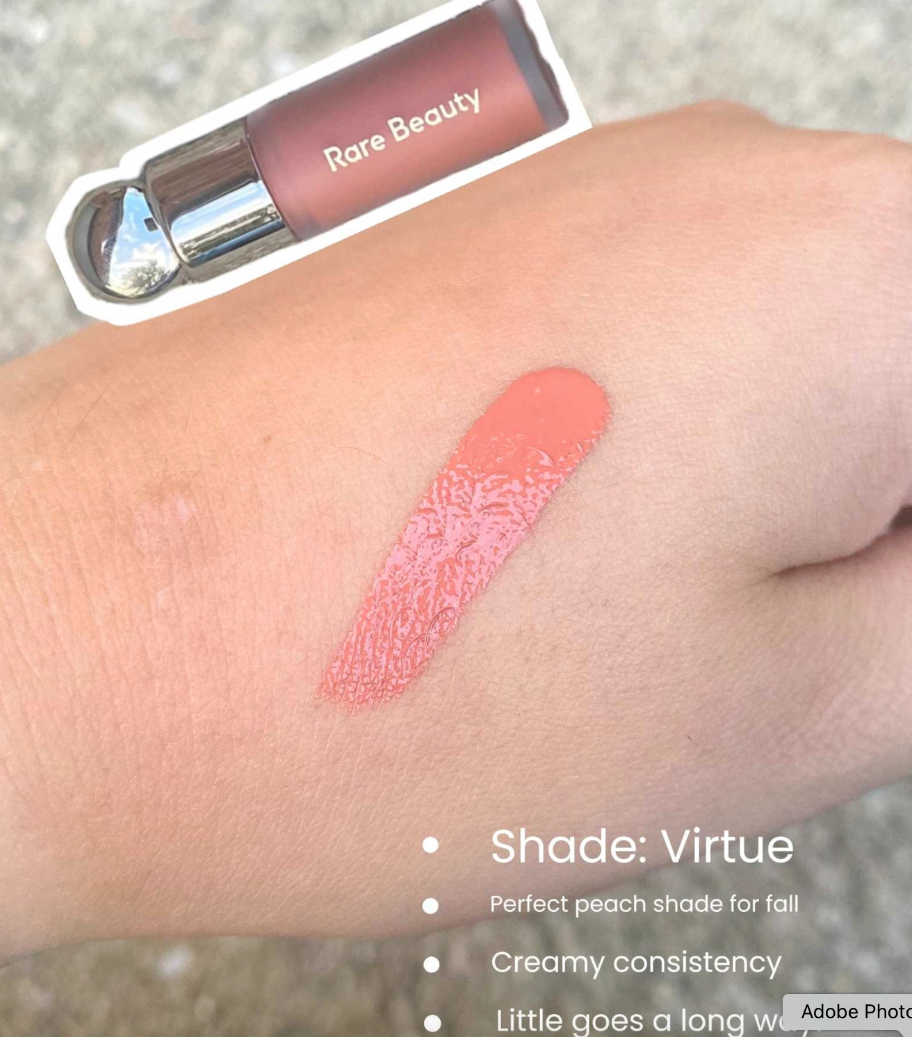 Rare Beauty Mini Soft Pinch Liquid Blush in VIRTUE. 3.2 ml